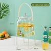 Portable Summer Beverage Dispenser with Spigot - Ideal for Infused Water and Juices