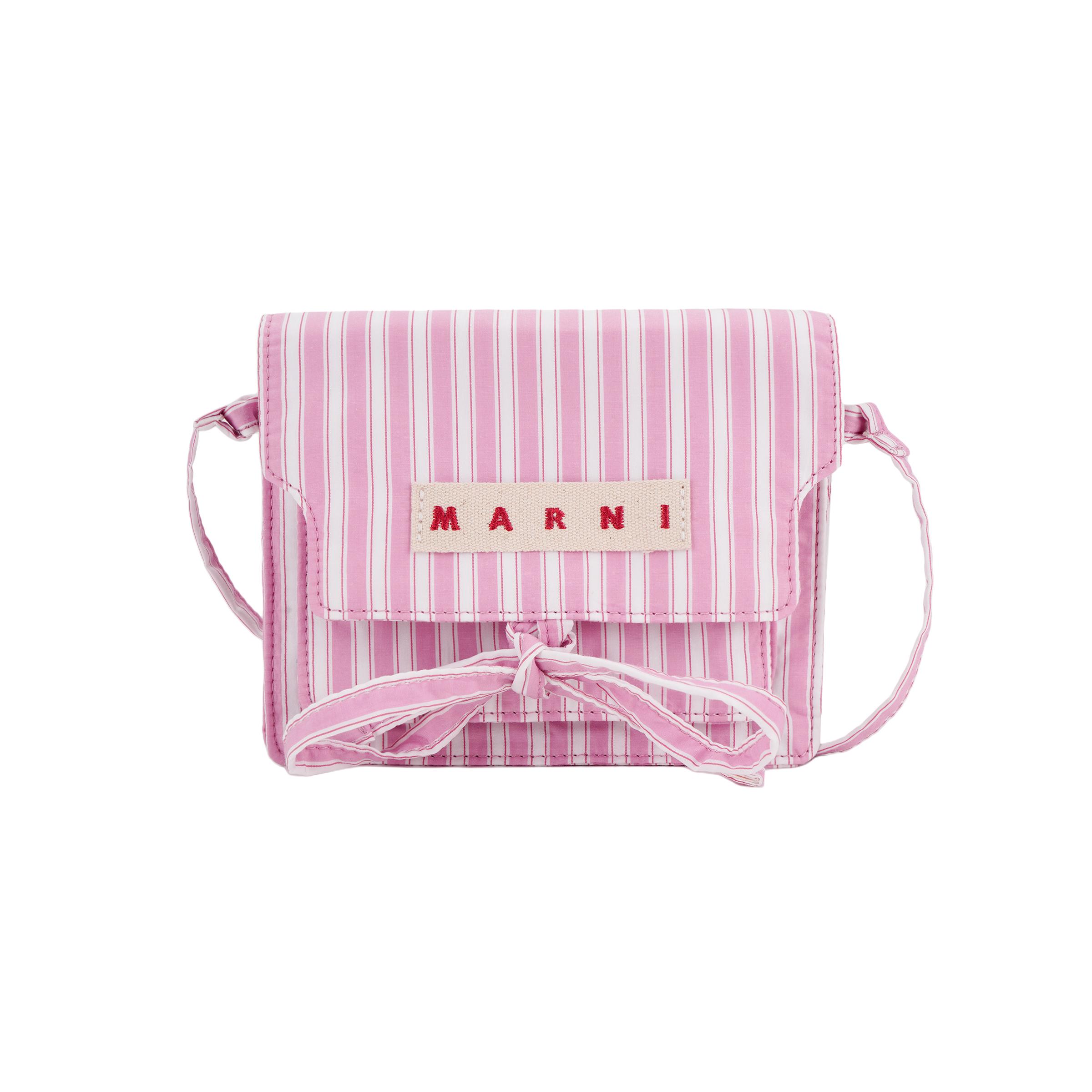 

New MARNI Fabric Crossbody Bag, Shoulder Bag Women s Pink SBMP0095U0U-TC096-Z2P73 16.5*8.9*13.0CM