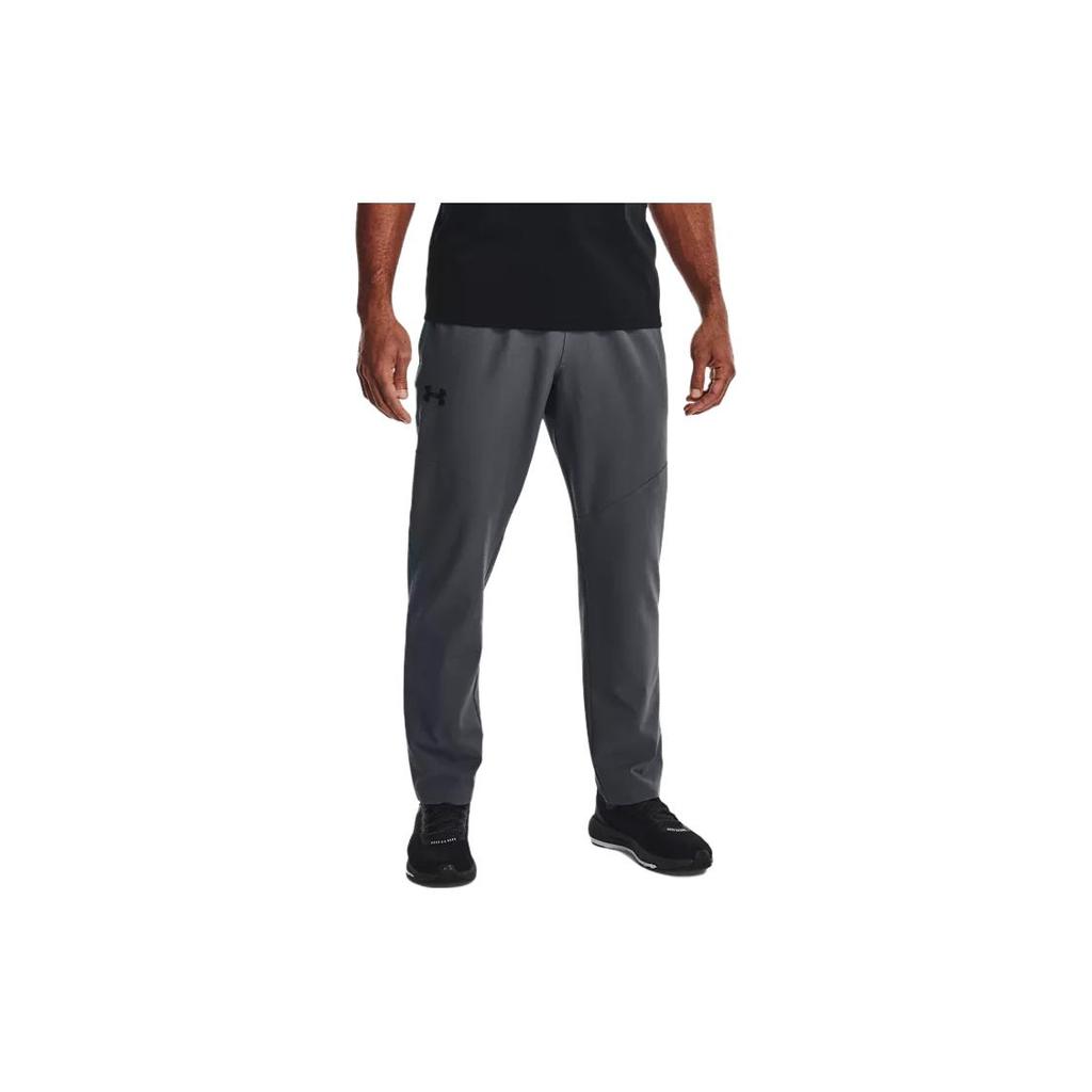 Under Armour Elite Straight Leg Casual Pants Men's Dark Gray Moderate Straight Fit Pants 1372614-012