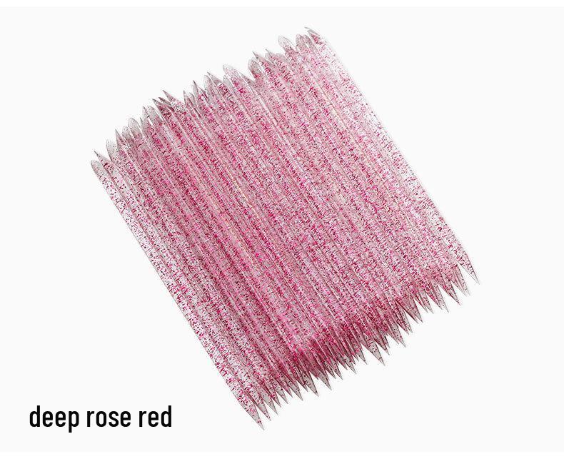 Crystal Rhinestone Cuticle Pusher & Nail Cleaner - Multifunctional Double-Headed Nail Tool.