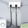 Plastic Material Cable Management Clips Self Adhesive Cord Holder  PC Cable Organization