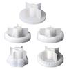 Round Candlestick Mold Color Concentrate Holder Mold Gypsum Candle Holder Mold