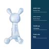 Massaggiagengive in silicone: Giocattolo Bollibile, Antiaderente e Masticabile per l'Esplorazione Orale e il Sollievo dalla Dentizione.