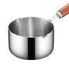 Small Saucepan Oil Melting Cooking Pot for Heating Milk RV Travel Stovetop