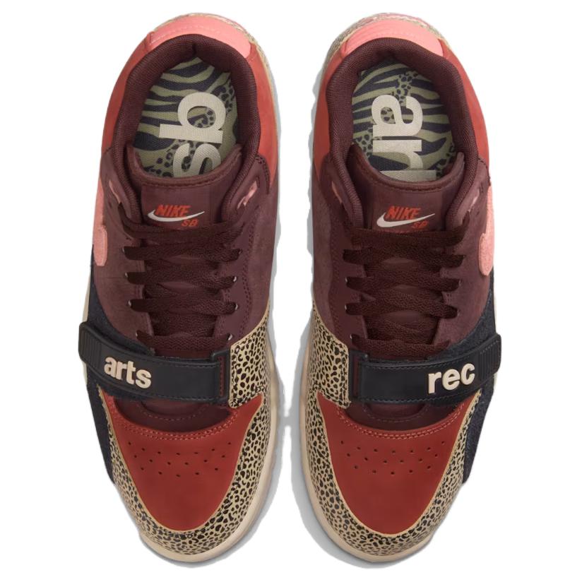 Arts-Rec x Nike Air Trainer 1 SB Pro rekreační použití Unisex Tenisky Šedá Vápenec Růžový Křemen IF0501-200