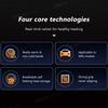 SEAMETAL 2pcs Car Steering Wheel Cover Anti Slip Plush Car Covers Suite O D Type Steering Car Accessories Keep Warm in Winter