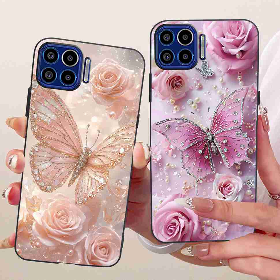 Für Motorola One 5G 6,7" Hülle Neueste Beliebte Drucke Silikon TPU Schwarze Abdeckung Für Motorola One MOTO ONE 5G Handyhüllen Bumper