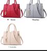 2024 Spring Women's Large Capacity Shoulder Crossbody Bag with Iron Pendant