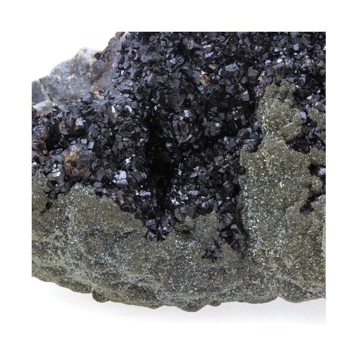 Pierres et Minéraux. Sphalerite + Pyrite. 2484.0 ct. Saint-Laurent-le-Minier, Gard, France.