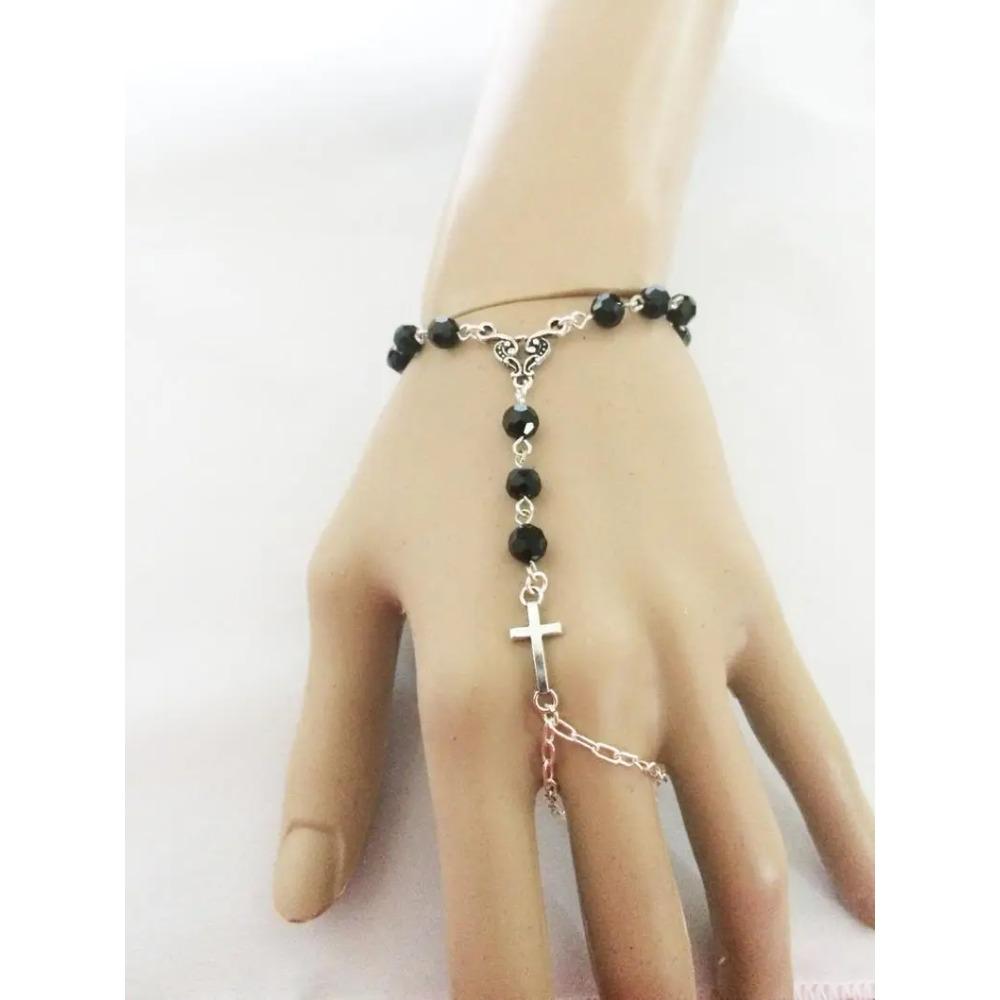 Pulsera de Luna Triple Diosa Luna Creciente Wicca Bruja Pentáculo Amuleto Joyería para Mujeres