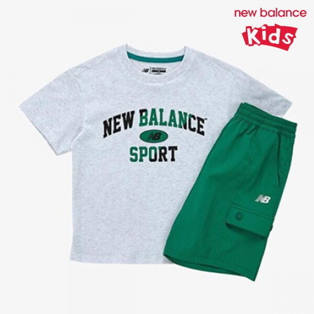 

New Balance Детский комплект с коротким рукавом с логотипом Nk9yf2113u Aa 140/size