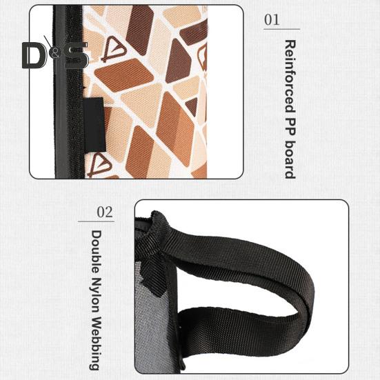 Outdoor Cutlery Storage Bag with Mesh Pocket Waterproof Portable Travel Camping Picnic Chopstick Fork Spoon Utensils Organizer Drying Carrying Bag