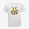 Easter Bunny with Easter Eggs Tee Women, Men Graphic Unisex T-Shirt Adult Tee Unisex T-Shirt