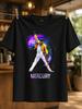 Mercury Performer Yellow Jacket Concert Pose With Colorful Purple Blue Paint Swirl And Bold Name Unisex All Tshirt