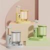 Leak-Proof Hamster Water Dispenser 2 IN 1 Automatic Feeder Prmeium Food Feeding Bowl  Business Trip