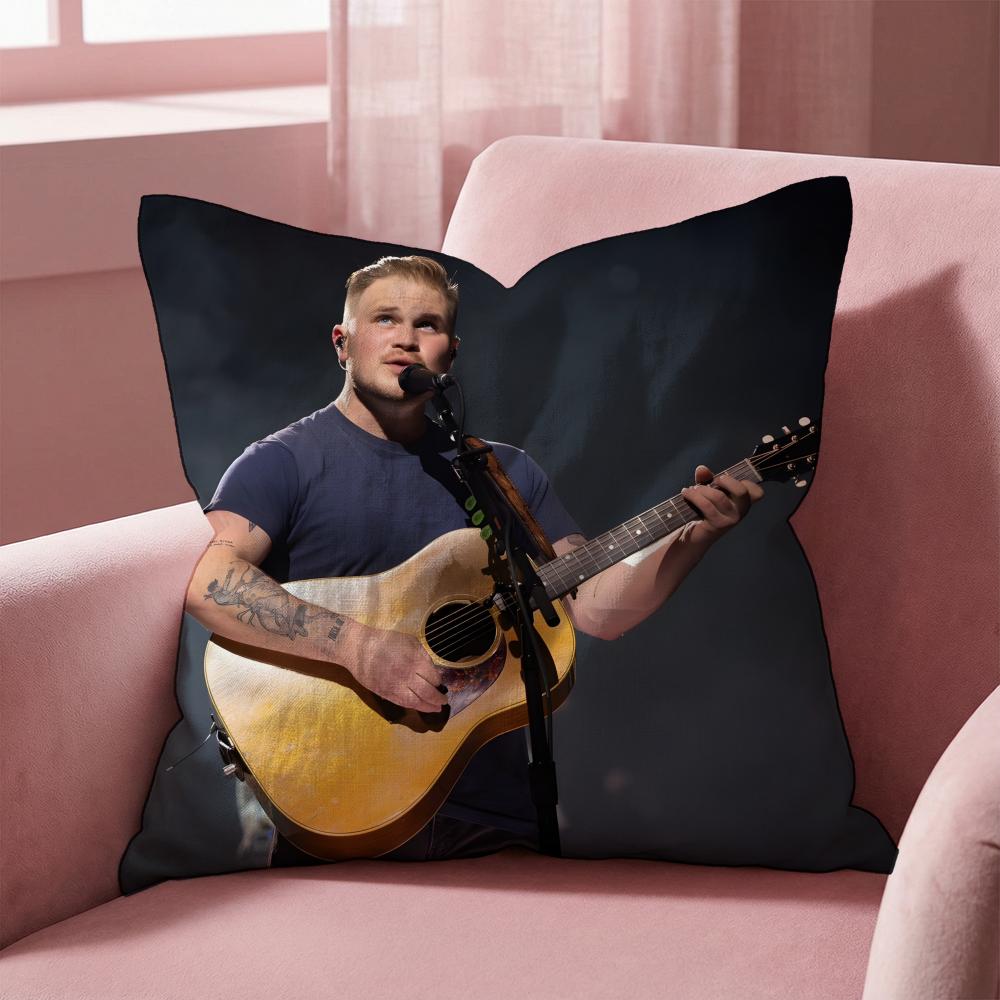 Zach Bryan Cushion Cover Multi-Scene Pillow Cover for Home & Car - Reversible, Soft & Durable for Daily Use