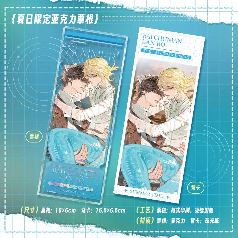 

See You My King & Little Mushroom & We Are Not Friends | Summer Series Acrylic Ticket 6.5*16.5cm