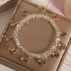 Crystal Fashion Charm Bracelet for Woman New Beaded Bracelet Lucky Bracelet Fashion Design Jewelry Accessories