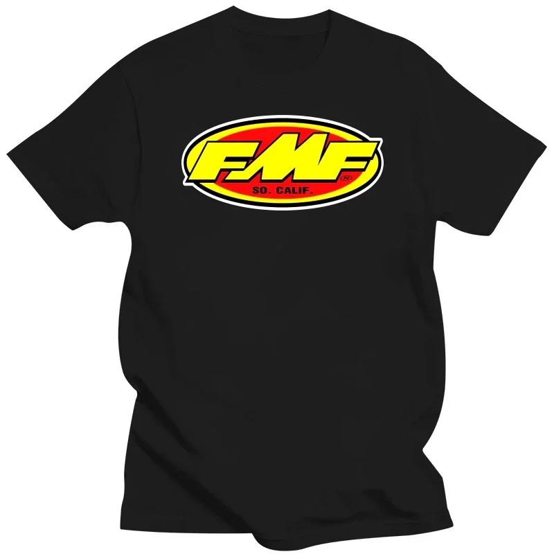 Round Neck Fashion Clothing Short Sleeves t shirt Cool Tops Fmf Racing Exhaust T-shirt   Ama Motocross