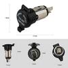Universal 12V Car Cigarette Lighter Power Socket Adapter Plug Outlet For Motorcycles Boats Tractor Truck Brand