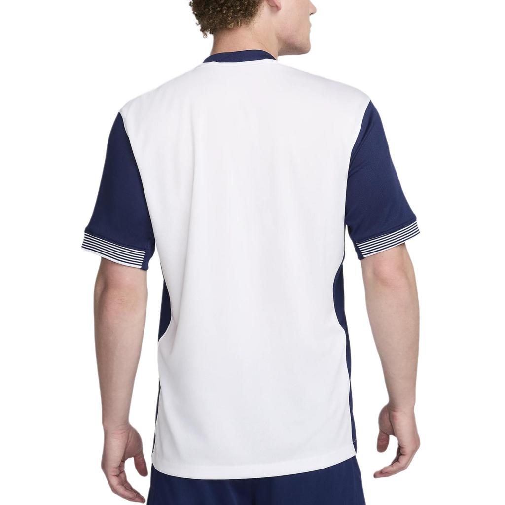 Nike Tottenham Hotspur 2024/25 Home Round Neck Sweat-Wicking Breathable Short Sleeve Football Shirt Men Tops White Blue FN8794-101
