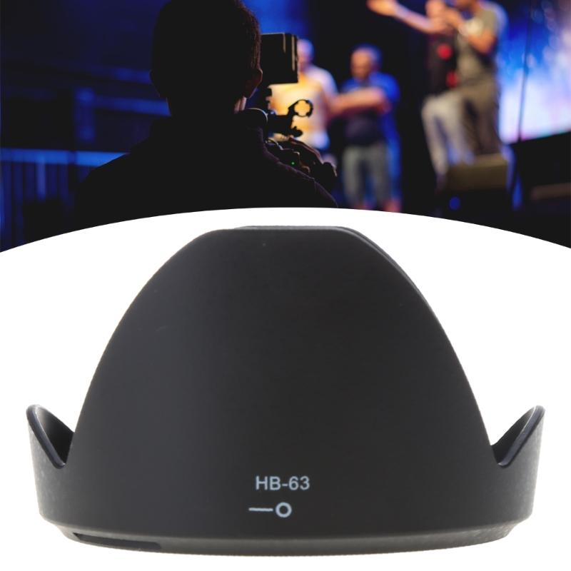 Reversible Lens Hood for HB63 Lightweight and Portable Lens Cover Sun Shade for D750 D600 24-85mm f/3.5-4.5G VR Lens