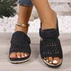 Women Slippers Open Toe Shallow Sandals 2025 New Summer Slippers Flat Platform Lightweight Shoes Slides Women Zapatos De Mujer