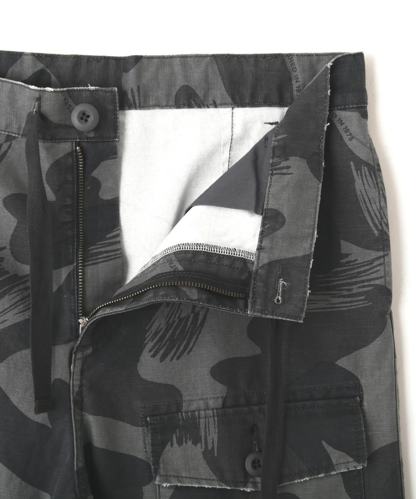 AVIREX CAMOUFLAGE CARGO LONG PANTS Women's S 010 Black 783-5210602