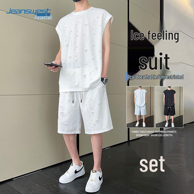 

Jeanswest Men s Summer 2-Piece Sports Set 4XL