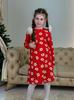 Girls’ Warm Dress – Soft Brushed Knit with Back Snap, Elegant & Comfy, Demi-season, 6004-024 HC