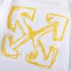 9065 Bianco Sporco 2026 Primavera/Estate Nuova Grafica Lettere Freccia Fantasia Girocollo con Cappuccio Manica Corta T-shirt da Uomo e Donna