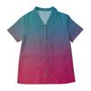 Women's Fashionable Casual Short-sleeved Retro Button Cardigan Top