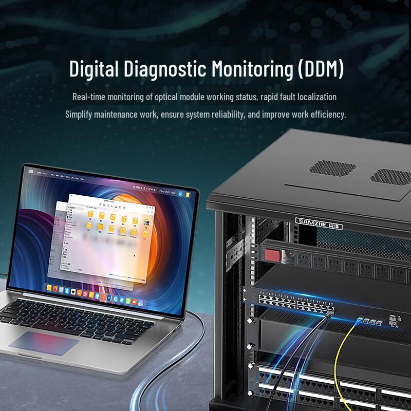 SAMZHE SCW03AB 10G SFP+ SC Single-Mode Fiber Optic Module