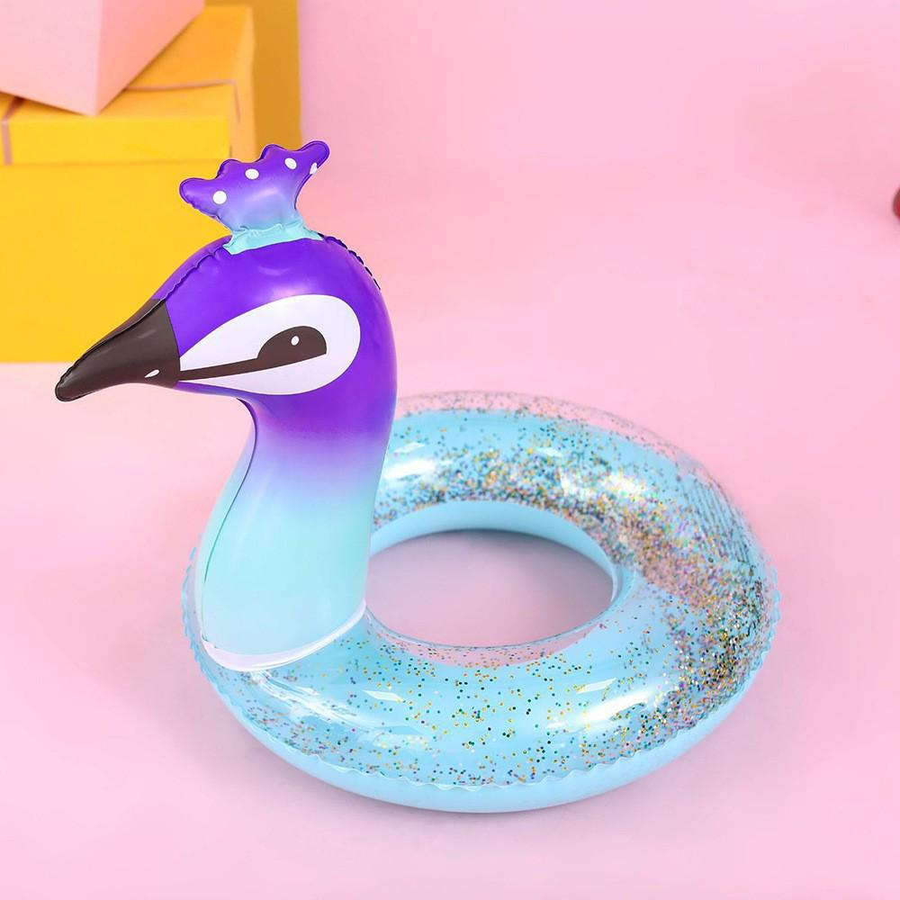 Intex 57288 Double Flamingo Adult Inflatable Swimming Ring - Thick Oversized Floating Bed for Kids & Adults