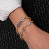 Titanium Steel Star Bead Bracelet - Elegant Design with a High-End Luxury Feel for Women