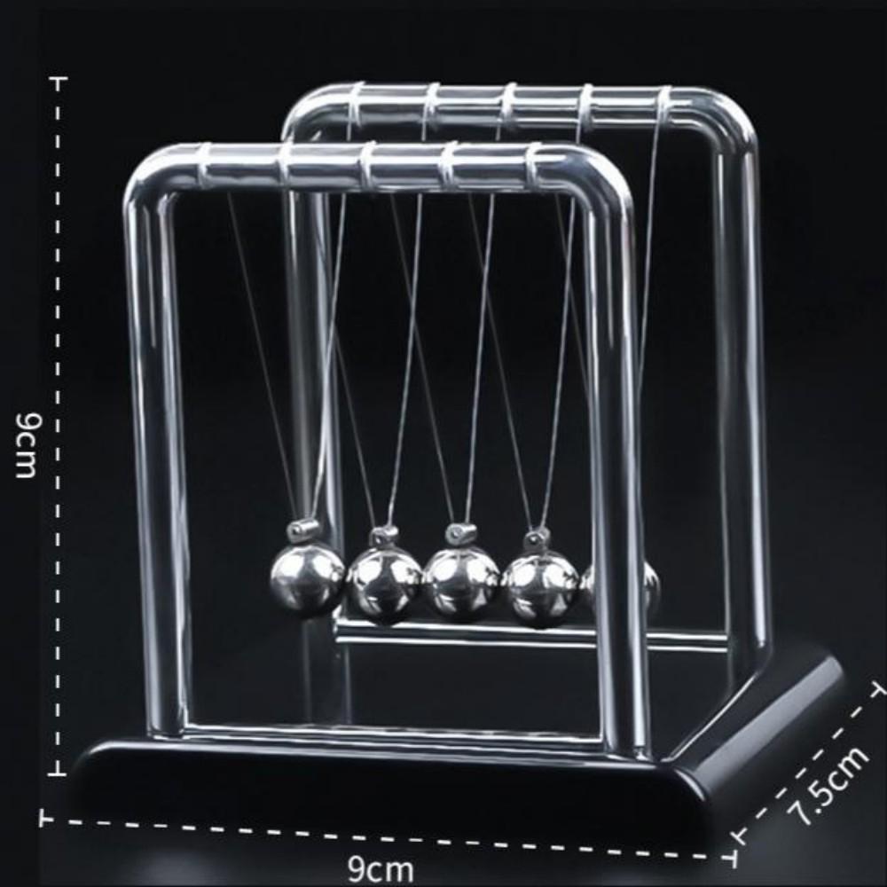 Balanza de cuna de Newton, bola de acero, material didáctico, péndulo de ciencia física, juguetes de escritorio, regalos para aliviar el estrés, decoración del hogar