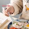 MAXCOOK Ceramic Soup & Rice Spoon