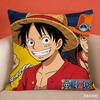 One Piece Pillow Cover Anime Fan Favorite Character Print Decorative Pillowcase for Bedroom Living Room and Anime Enthusiasts