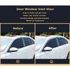 1 Set Rain Guards Suitable for Jeep Wrangler JL 2007-2017 Vent Window Visor Car Window Deflectors Rain Sun Vent Shade Rain Guard