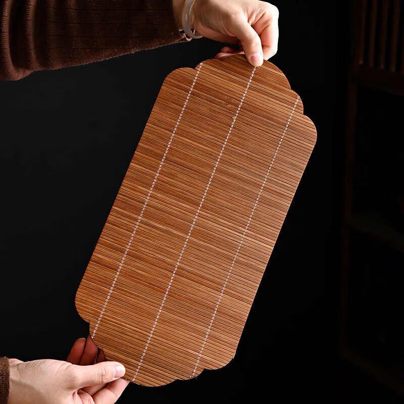 ИЦЗЮКЕ Бамбуковый Плетеный Дзен Чайный Поднос