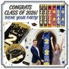 Graduation  Theme: Flag-wearing Graduates' Hats  Graduation Party Decorative Banners And Couplets