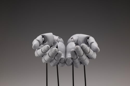 Kotobukiya ARTIST SUPPORT ITEM Hand Model/L -GRAY- 1/1 Scale Action Figure