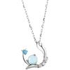 Mermaid Necklace Necklace Female Versatile Ins Niche Design Premium Moonstone Mackerel Tear Collarbone Chain