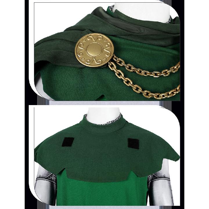 Fantastic Four Doctor Doom Cosplay Costume Uniform Halloween Carnival Party Christmas Play Role Clothes Clothing