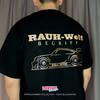 Modified car Japan JDM Baoten clean print RWB street sports fitness men's short sleeve T-shirt top girls T-shirt couple
