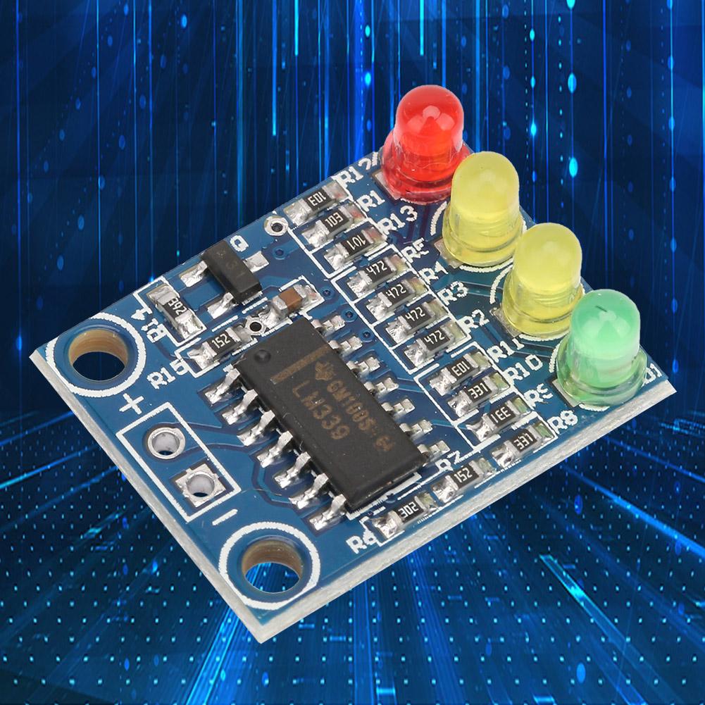 12V Battery 4 Digits Battery Indicator Module Power Capacity LED Light Indication Module