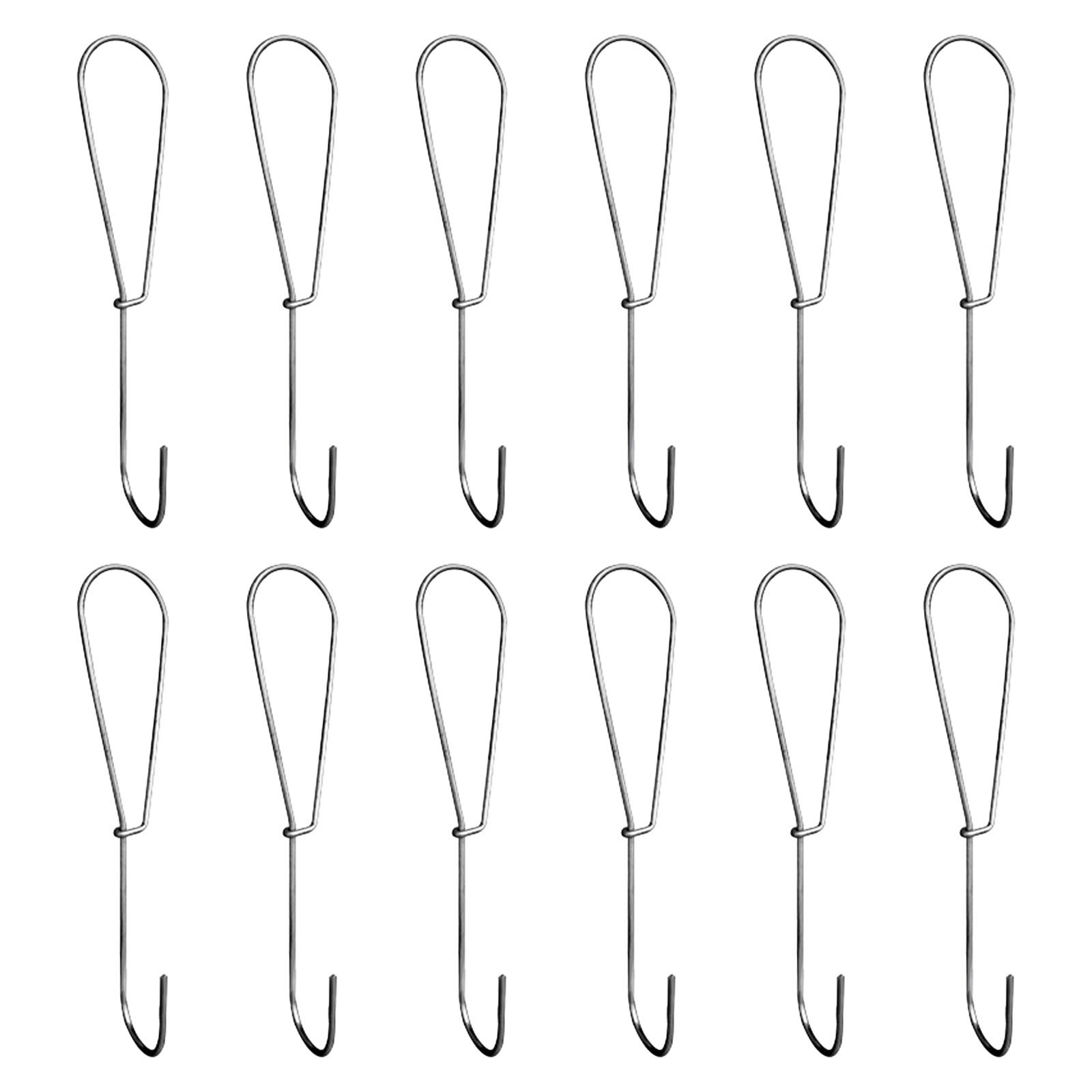 

12Pcs Pattern Hooks Metal Industrial Clothing Design Storage Home Tailors Hanger Arts Crafts Easy Hanging Pattern Hanging Hook