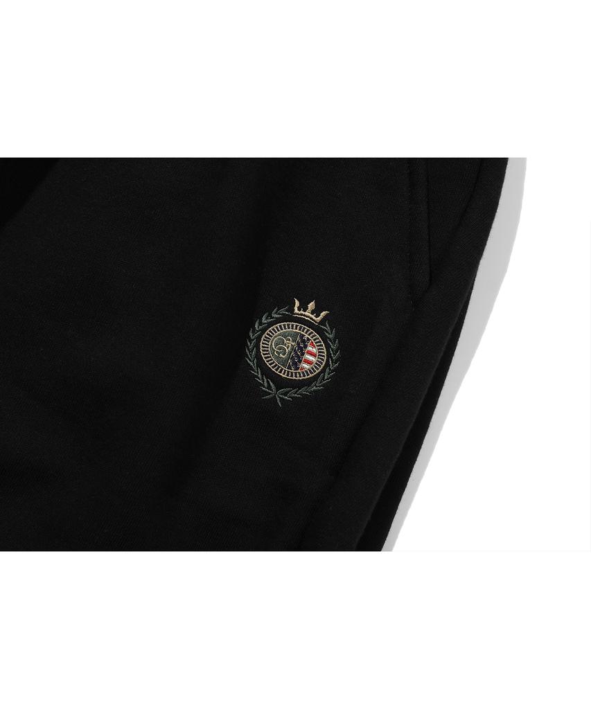 CPGN STUDIO Bermuda Three-Tuck Balloon Sweatpants Black