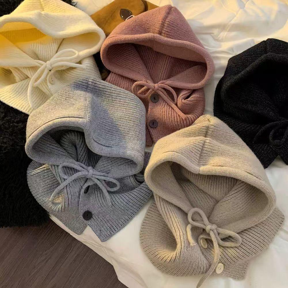 Beanie Ear Protection Hat Pullover Hat Winter Cap Cute Balaclava Hat  Winter/Autumn