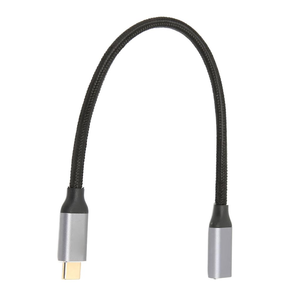 USB C Extension Cable 10Gbps Data Sync 100W Power Delivery 4K 60Hz Video Output USB C Cable with E Marker Chip